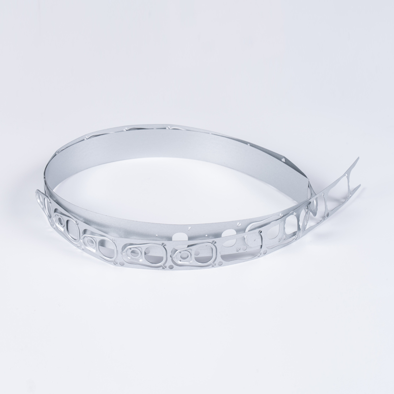 Languette à anneau galvanisée, double face, argent