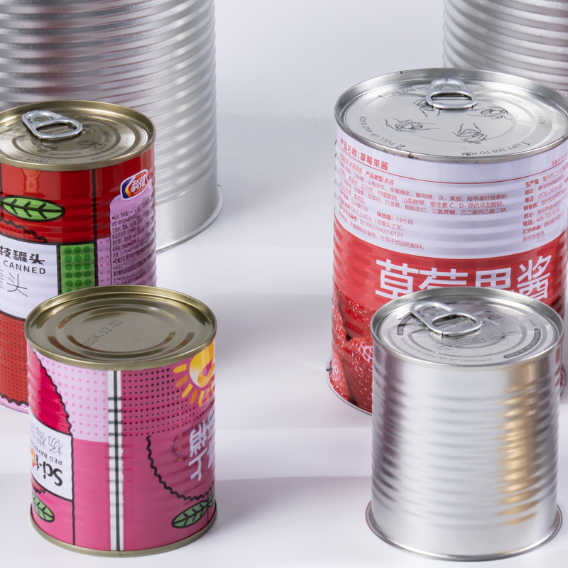 Boîte de conserve en trois parties Corps de boîte en acier Multicolore